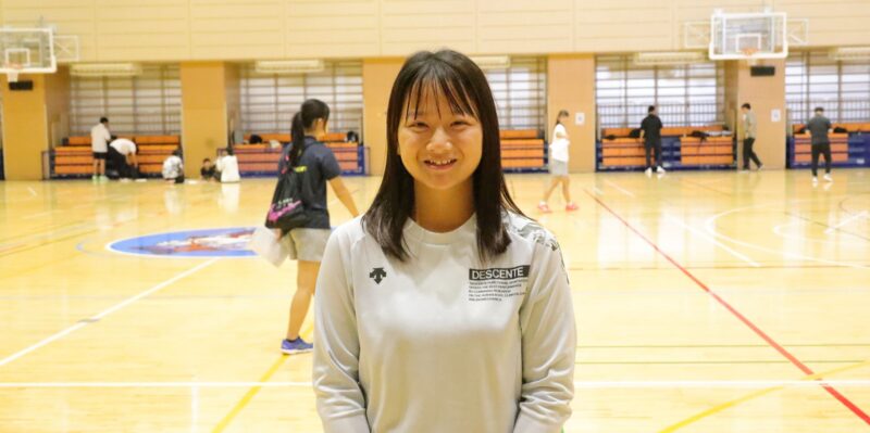 津守愛美さん（スポーツ科学部２年、奈良・高田商業高校） 【大阪体育大学】