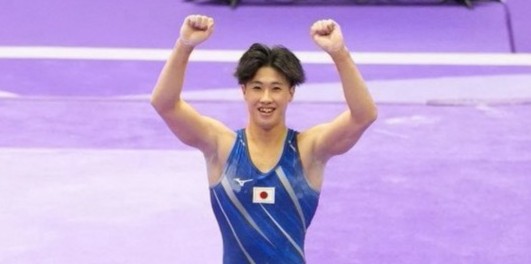 築山翔馬(東体操スクール/浪商学園大体大クラブ、21日団体・種目別予選で)
