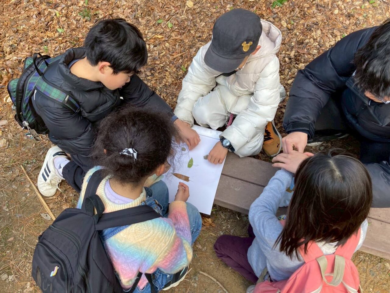 ウオークラリー（似顔絵づくり） 【大阪体育大学】