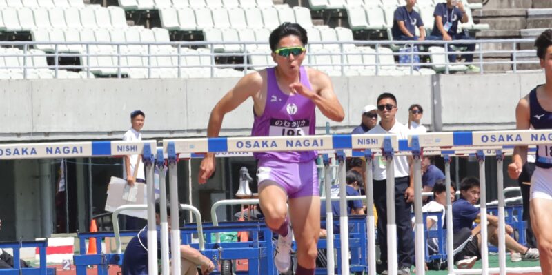 十種競技優勝　山本湧斗（体育学部４年、兵庫・明石商業高校） 【大阪体育大学】