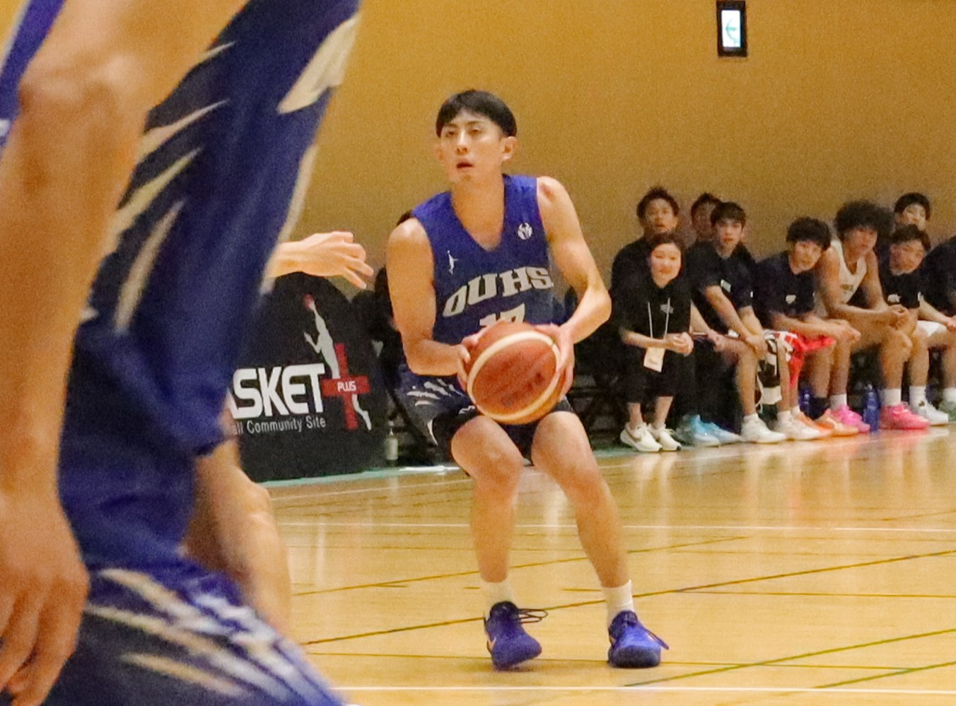 SG山城颯（スポーツ科学部３年、沖縄・美来工科高校）
【大阪体育大学】