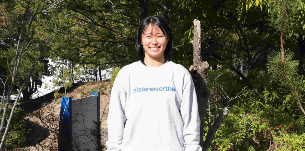 西込茉那さん（スポーツ科学部２年、愛知・星城高校）
【大阪体育大学】