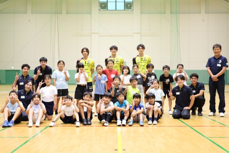 泉大津市×大阪体育大学「めざせ！！スポーツマスター」ブレイザーズ現役選手と一緒に