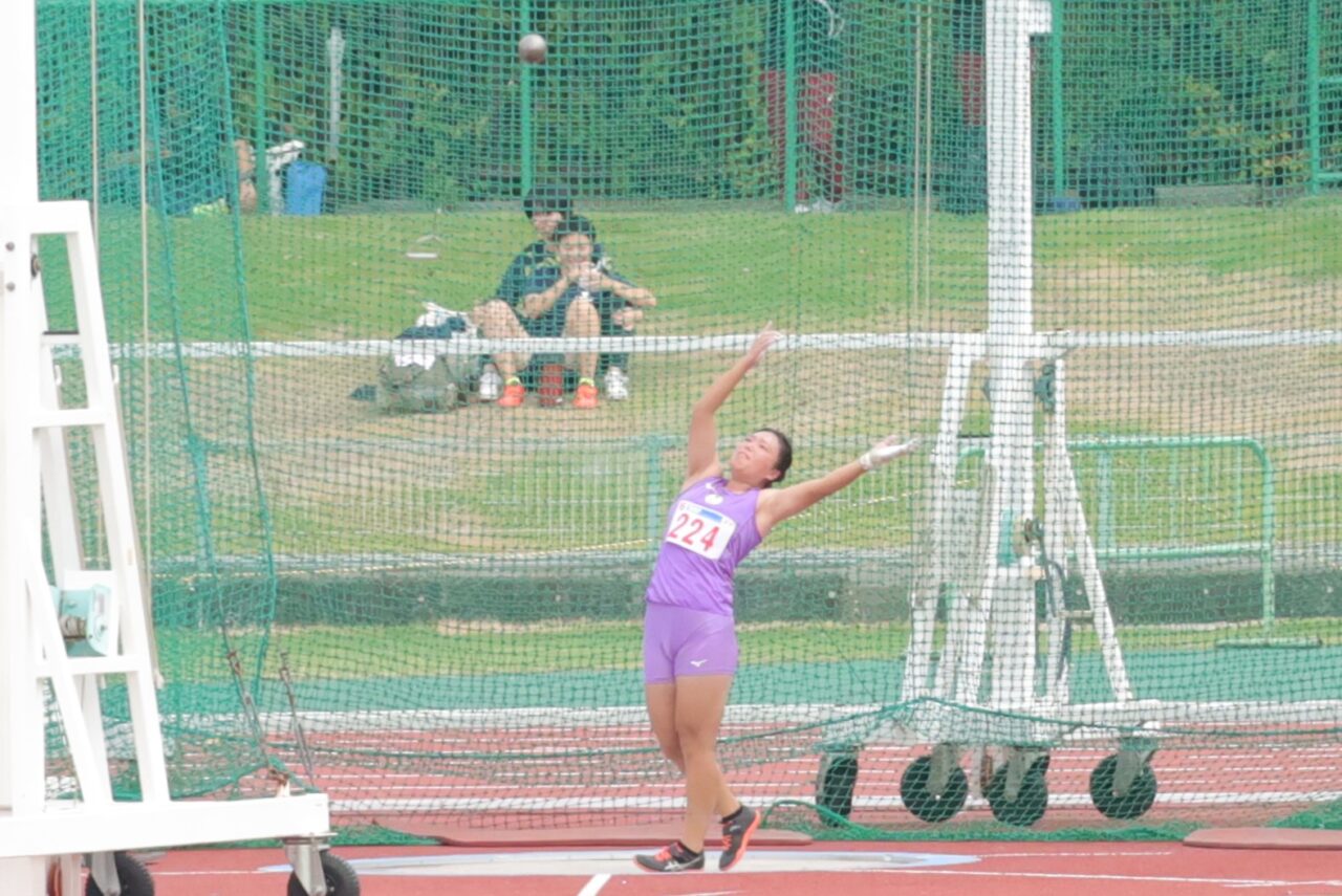 女子ハンマー投げ優勝・川島空(資料写真) 【大阪体育大学】