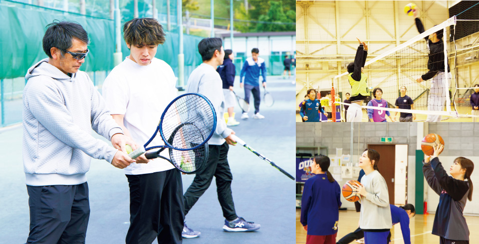 大体大の強み2＞スポーツ科学部 全国でまれな副専攻 スポーツ科学を