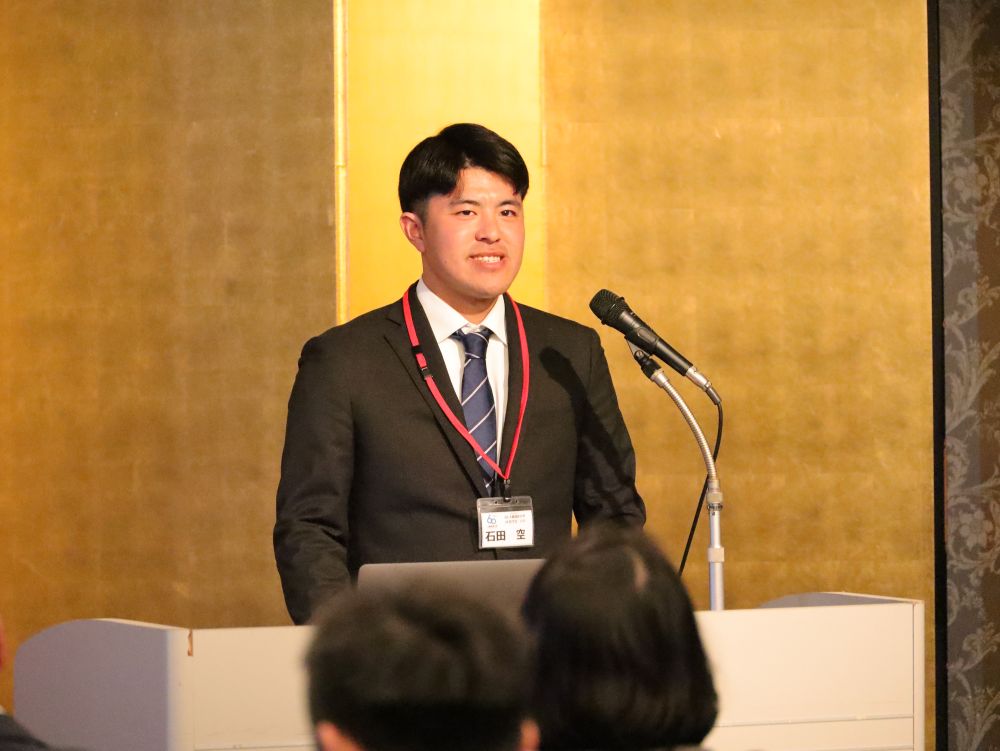 石田空さん（体育学部４年、広島県瀬戸内高校）。「ＩＣＴを使うことで、子どもたちの主体性や意欲の向上につながった」 【大阪体育大学】