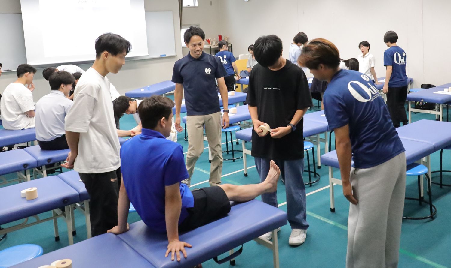 テーピング実技体験会 大阪体育大学